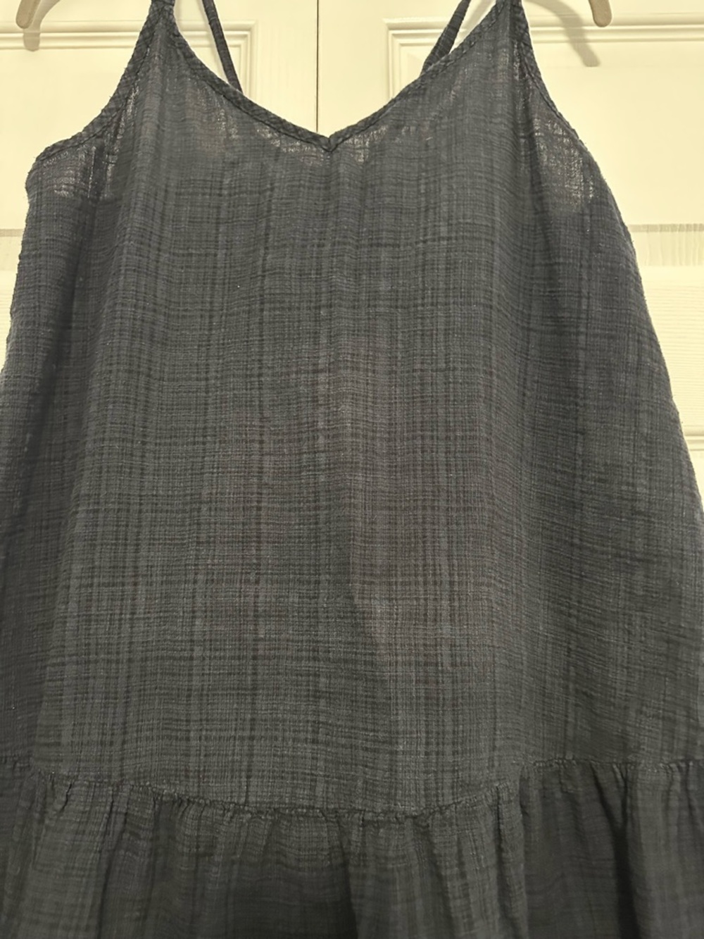 Rip Curl‎ Gauze Tie-back Ruffle Hem Swim Cover-up in Black Size XL VGUC - Picture 4 of 6